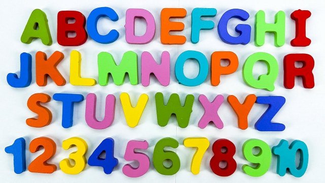 Учим Английский Алфавит! Цифры от 1 до 10!