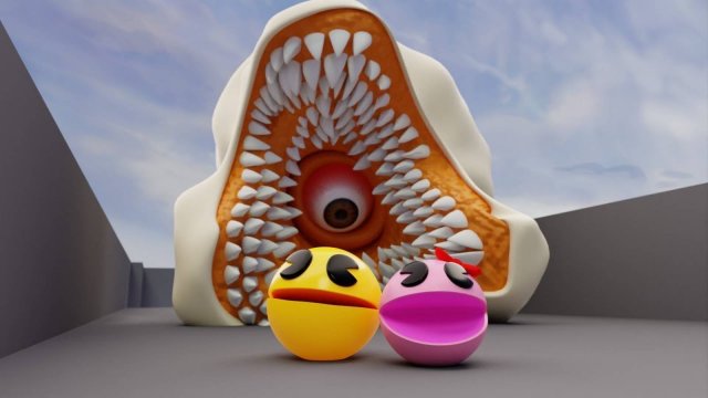 Pacman Vs Попкорный Монстр