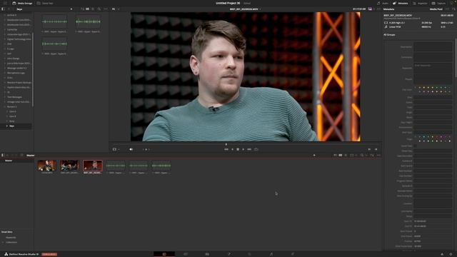 Как синхронизировать звук и видео в DaVInci Resolve 19. Альтернативные варианты