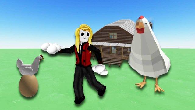 УКРАЛА ЯЙЦА У КУРИЦЫ! Я играю в Курица