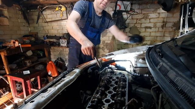 шевроле авео F14D4 снимаем ГБЦ