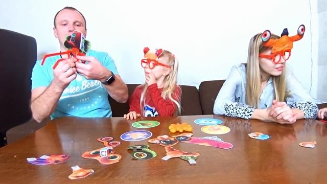 Милана и Амелия меряют маски или Stoopido скетч челлендж от Milana Princess