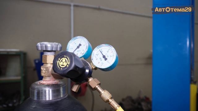 VW Touareg NF / Ремонт пневмоподвески и заправка азотом