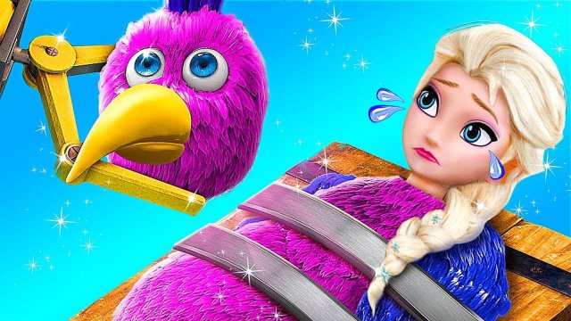 Эльза становится Опила Бёрд! 32 идеи для кукол