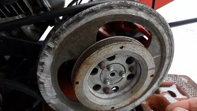 Ходоуменшитель на китайский мотоблок подробно... пониженная, повышенная за счет шкива часть 1