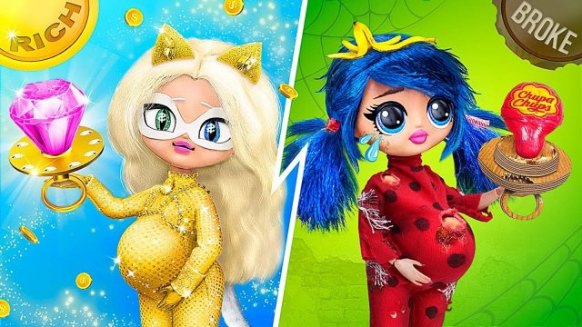 Леди Баг и Белая Кошка станут мамами! 31 идея для ЛОЛ ОМГ