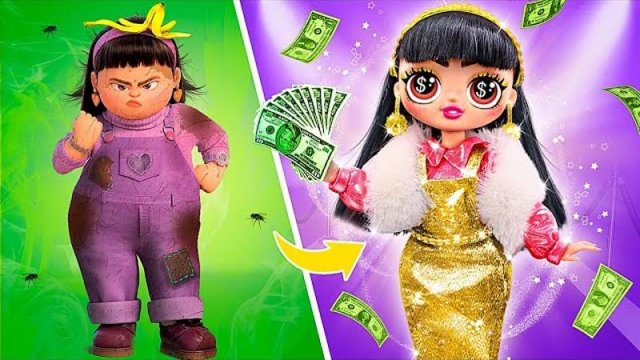 Из бедной в богатую: Эбби растёт! 31 идея для ЛОЛ ОМГ