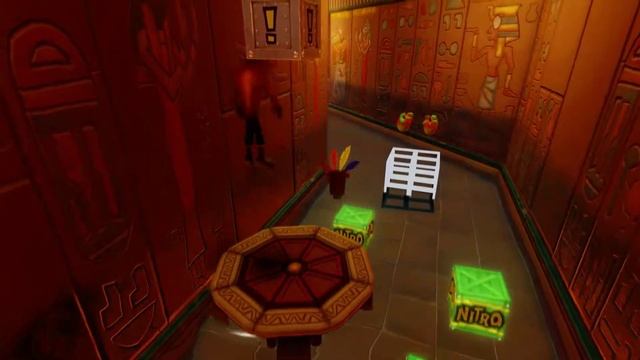 Crash Bandicoot 3 Level 20 Tomb Wader синий камень / blue gem