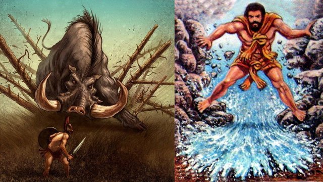 КРАТКОЕ СОДЕРЖАНИЕ 12 ПОДВИГОВ ГЕРАКЛА В ПЕСНЯХ (5 и 6 подвиги)