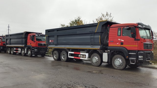 Полная версия. Обзор самосвала Howo T5G 8x4 с 35 кубовым U образным кузовом. Какумана или хорошо?