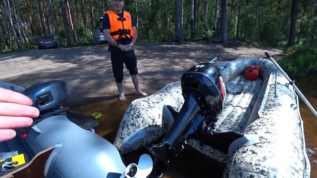 Китайский мотор Gladiator 9.9  против  Yamaha 9.9, Стоит ли брать китайца?