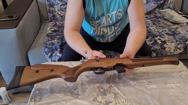 карабин Hatsan escort 22 lr и планка вивер cz 452, 455