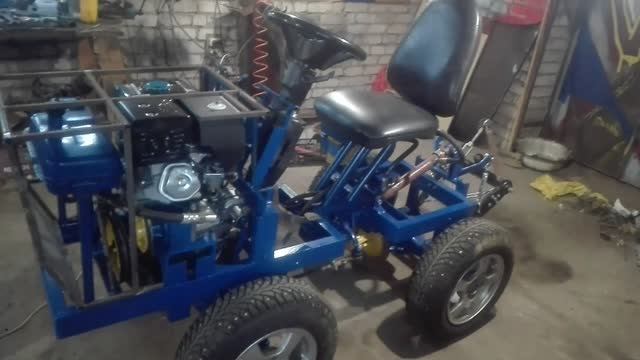 самодельный минитрактор