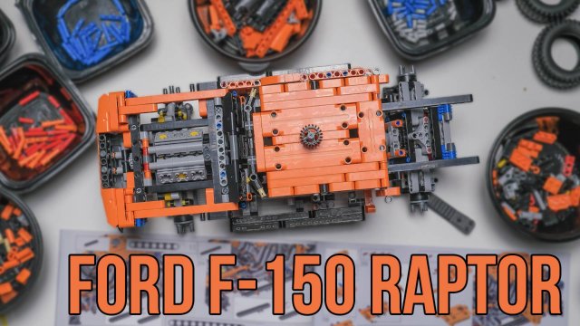 СБОРКА КИТАЙСКОГО РАПТОРА! СКОРО ОБЗОР! Китайская копия Lego Technic Ford F-150 Raptor!