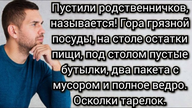 Истории из жизни. За свинарник на даче придётся отвечать, дорогие родственники. Аудио рассказы