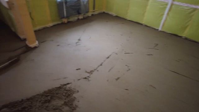 Полусухая стяжка в деревянном каркасном доме. Серия 6.