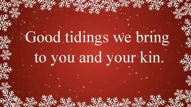 We Wish You a Merry Christmas with Lyrics  Christmas Carol & Song
