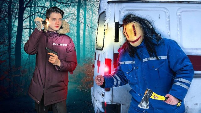 32 серия НАШЛИ ЗАБРОШЕННУЮ МАШИНУ СКОРОЙ ПОМОЩИ. ЭТО МАШИНА МАНЬЯКА