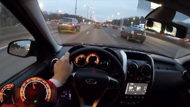 Как Ларгус 90 сил по трассе пойдет? / Lada Largus New