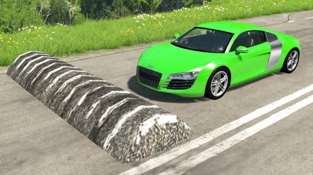 Автомобили против лежачего полицейского #1 | BeamNG.Drive |#beamng #crashtest #crash