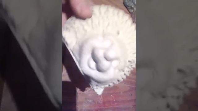 Создание ёжика из гипса