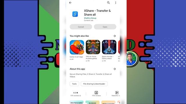 SHAREit VS XShare Mini 3.0 Speed Test | No adds XShare | Shareit |Review video 2023