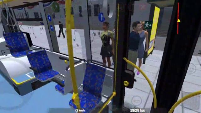 Поездка на новом автобусе МАЗ 203.047 proton bus simulator