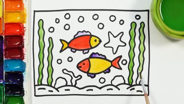 Змейки -Мама и малыш! Рисуем и раскрашиваем! Рисование для детей, малышей! Давайте рисовать вместе