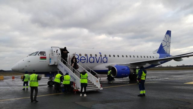 Embraer E175 а/к Белавиа | Рейс Москва (SVO) - Брест