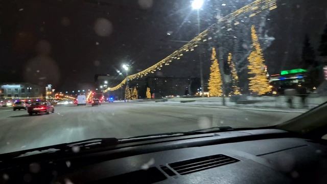 Огни Новосибирска.