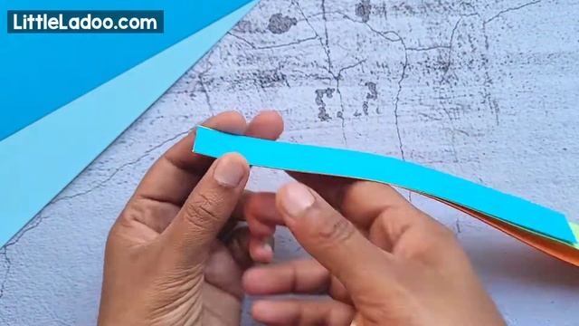 Paper Strip Rainbow Craft