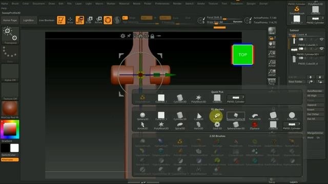 Zbrush 2020 ЦЕЛИК для АК-47