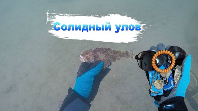 Подводный поиск ЗОЛОТА иногда удивляет | Коп 2023 | Металлоискателем Minelab в Черном море