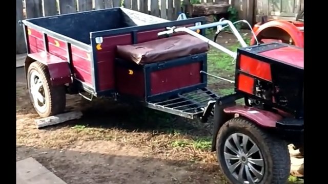 самодельный прицеп для мотоблока и многое другое