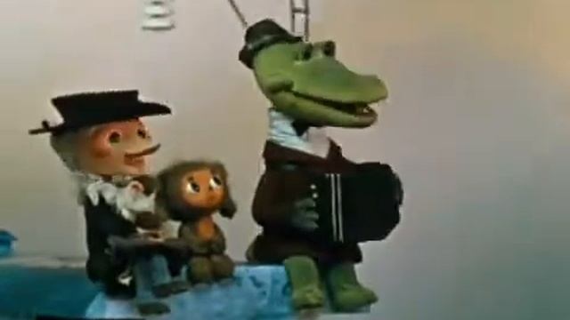 Детские песни - Песенка Голубой вагон из мультфильма про Чебурашку и Крокодила Гену