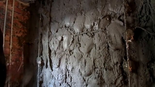 штукатурка стен , цементно песчанным раствором, часть 1