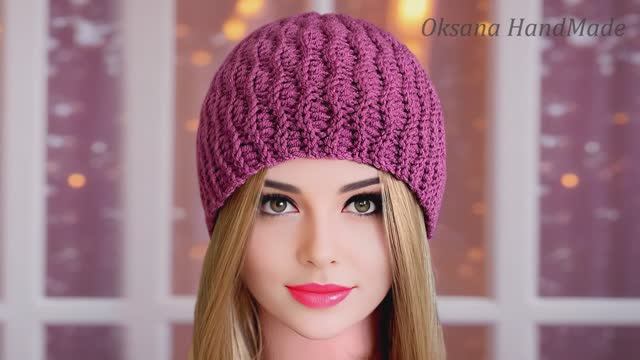 😍ПРЕКРАСНЕЙ этой ШАПКИ крючком я еще не вязала. Crochet hat pattern