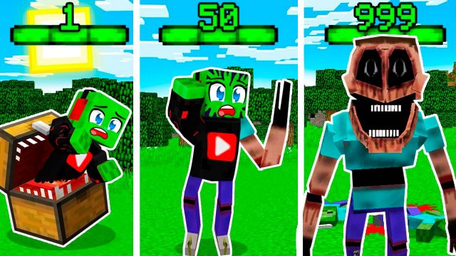 😱Я СТАНОВЛЮСЬ МИМИКОМ С КАЖДЫМ УРОВНЕМ В МАЙНКРАФТ! THE MIMICER MINECRAFT