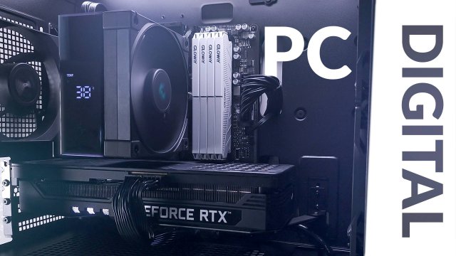 Черно-белая сборка ПК на AM5 - Ryzen 5 7600 и B650m