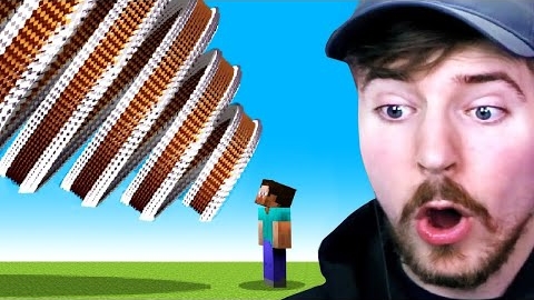 Самое мощное оружие в Мире в Майнкрафте. MrBeast