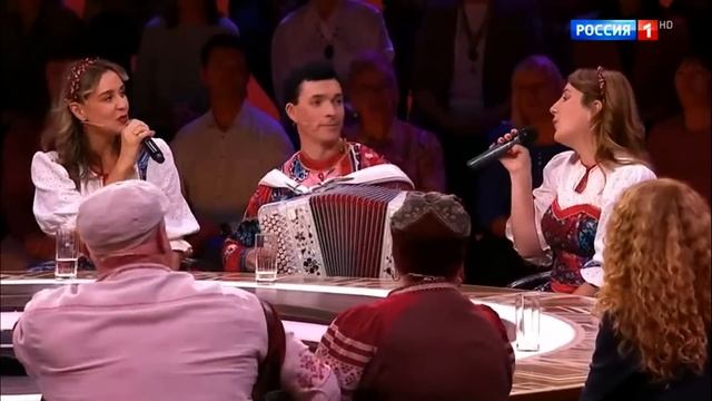 Ансамбль Калина на передаче "Привет, Андрей!" Спели с друзьями Верю мама, верю....Russian folk song
