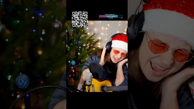 ❄️Christmas LiveStream on ukulele! SHORTS #shorts #музыкальныйстрим #гитара #укулеле