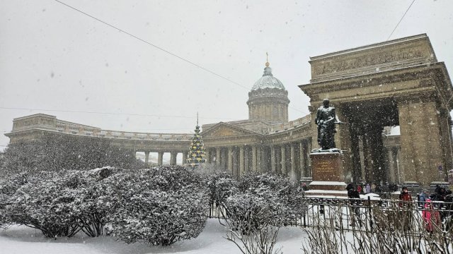 Новогодний Санкт-Петербург, парк Рускеала