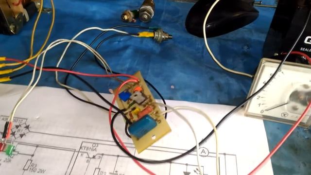Зарядное автомат на тиристоре. 4 часть .