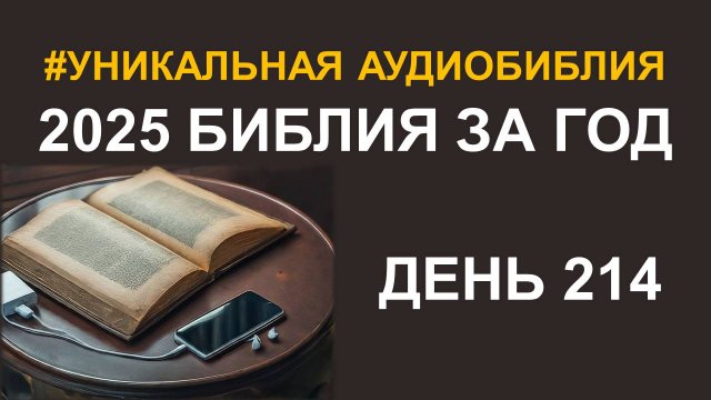 День 214. Библия за год. Библейский ультрамарафон портала «Иисус»