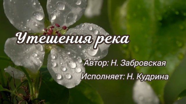 Утешения река | христианская песня | Надежда Кудрина