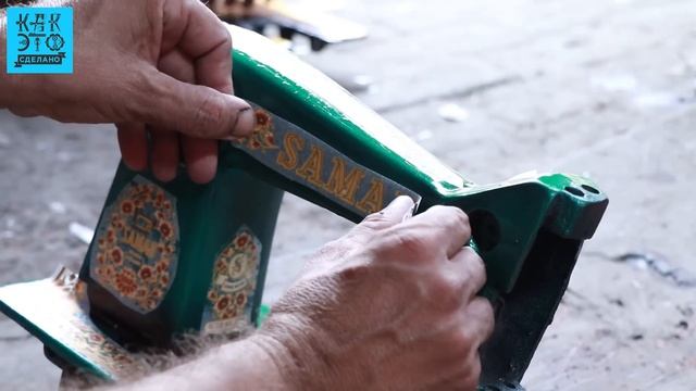 Так делают швейные машинки в Пакистане