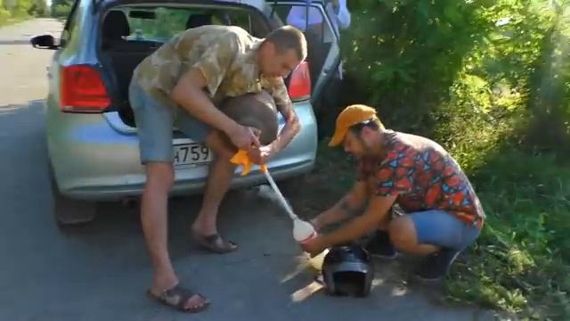 ✅Ракета из огромной 30-ти литровой Колы с Пропаном 😃 Запуск с газом пошел не по плану... Креосан!!!