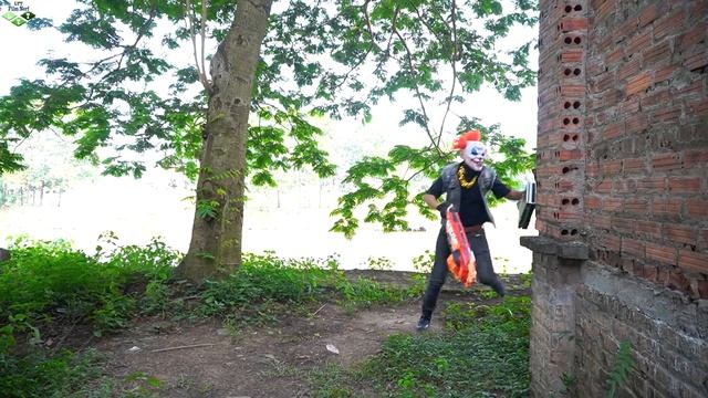 LTT Films : Silver Flash Black Panther Nerf Guns Fight Crime Group Mr Tiger Mask Crazy