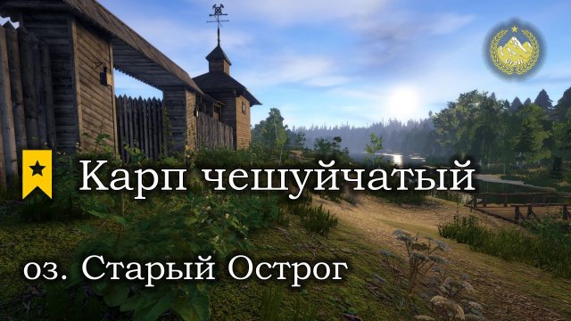 ✮ оз. Старый Острог ✮ Трофейный Карп чешуйчатый ✮ Русская рыбалка 4 ✮